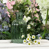 Green Flora Bottle Glass Vase (13.7cm) Green Flora Bottle Glass Vase (13.7cm)
