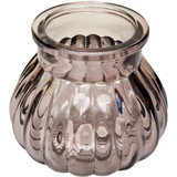 Grey Veneto Bubble Glass Jar Vase (7.5cm)