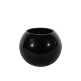 Black Gloss Bubble Ball Glass Vase (10cm) Black Gloss Bubble Ball Glass Vase (10cm)
