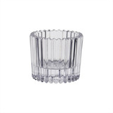 Clear Harrison Glass Tealight Holder (4.5cm) Clear Harrison Glass Tealight Holder (4.5cm)