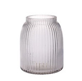 Clear Scarlett Domed Hand Tie Glass Vase (16.5cm) Clear Scarlett Domed Hand Tie Glass Vase (16.5cm)