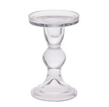 Clear Zara Pillar Glass Candle Holder??(12cm) Clear Zara Pillar Glass Candle Holder??(12cm)