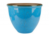 Light Blue Ceramic Look Planter (40cm) Light Blue Ceramic Look Planter (40cm)