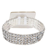 Corsage Bracelet - Rock Candy (Silver) Corsage Bracelet - Rock Candy (Silver)