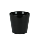 Hortus Vienna Glossy Black Ceramic Pot (15cm) Hortus Vienna Glossy Black Ceramic Pot (15cm)