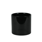 Hortus Glossy Black Ceramic Pot (13cm) Hortus Glossy Black Ceramic Pot (13cm)