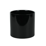 Hortus Sofia Glossy Black Ceramic Pot (16cm) Hortus Sofia Glossy Black Ceramic Pot (16cm)