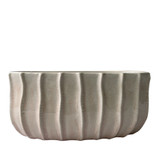 Cream/Pink Hortus Porto Pot (29.5x13cm)