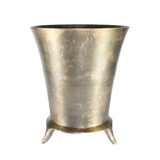 Antique Gold Poseidon Footed Planter (42 x 34.5cm) Antique Gold Poseidon Footed Planter (42 x 34.5cm)