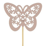 Pink Butterfly on Stick (Pack of 25) Pink Butterfly on Stick (Pack of 25)