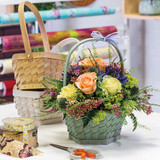 Hexagon Baskets White Hexagon Baskets White