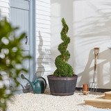 Oak Barrel Planter (63cm) Oak Barrel Planter (63cm)