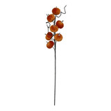 Orange Velvet Pumpkin Pick (70cm) Orange Velvet Pumpkin Pick (70cm)