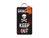 Halloween Warning Plaque (Assorted)