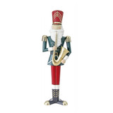 Christmas Metal Soldier Playing Horn (102cm) Christmas Metal Soldier Playing Horn (102cm)