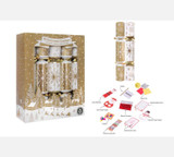 10 Gold Snowflake Crackers (12inch) 10 Gold Snowflake Crackers (12inch)