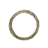 Grey Unpeeled Willow Ring with White Wash (40cm) Grey Unpeeled Willow Ring with White Wash (40cm)