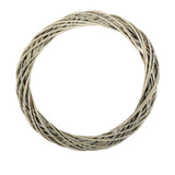 Grey Unpeeled Willow Ring with White Wash (50cm) Grey Unpeeled Willow Ring with White Wash (50cm)