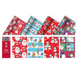 Traditional Christmas Gift Wrap (4m) (Assorted Designs)
