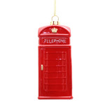 Red Telephone Box Hanging Ornament (11cm) Red Telephone Box Hanging Ornament (11cm)