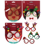 Plush Christmas Novelty Glasses (Assorted Designs) Plush Christmas Novelty Glasses (Assorted Designs)