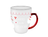 Festive Glass Quote Mug (Assorted Designs) Festive Glass Quote Mug (Assorted Designs)