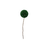 Green Glitter Tinsel Ball Pick (20cm) Green Glitter Tinsel Ball Pick (20cm)