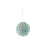 Blue Pastel Sparkle Bauble (10cm)