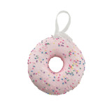 Light Pink Glitter Donut Hanging Decoration (15cm) Light Pink Glitter Donut Hanging Decoration (15cm)