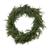 Green Real Touch Pine Needles Wreath (85cm) Green Real Touch Pine Needles Wreath (85cm)