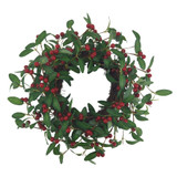 Red Berry Mini Leaves Wreath (45cm) Red Berry Mini Leaves Wreath (45cm)