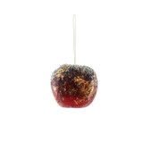 Burgundy Beaded Apple Hanging Decoration 