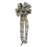Silver Ready Made Bow (72cm)