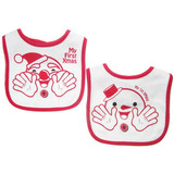 Cute 'My 1st Xmas' Velcro Bib by Soft Touch Cute 'My 1st Xmas' Velcro Bib by Soft Touch