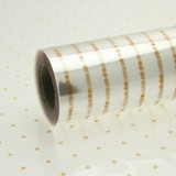 Gold Dots Cellophane (100mx80cm)