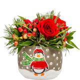 Christmas Characters Concrete Pot Trio (Assorted Designs)