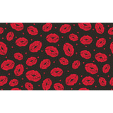 Red Lips on Dark Tinted Cello Film (80cm x 50m)