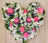 Oasis Foam Heart 15 inch