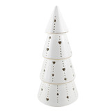White Ceramic Tree Ornament (23cm)