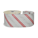 Box of 24 Assorted Candycane Christmas Ribbons