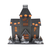 Black/Orange Halloween House (26cm)