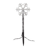 Multi Coloured Snowflake Stakes (Set of 8)