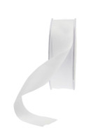 White Satin Ribbon 25mm White Satin Ribbon 25mm
