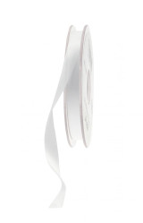 White Satin Ribbon 10mm 