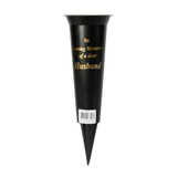 Black Husband Grave Vase 23cm Black Husband Grave Vase 23cm