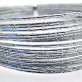 Silver Diamond Cut Aluminium Wire Silver Diamond Cut Aluminium Wire