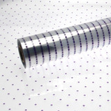 Purple Dots Cellophane (100mx80cm) Purple Dots Cellophane (100mx80cm)