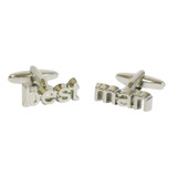 Best Man Cut Out Cufflinks