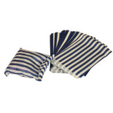 Dark Blue Small Candy Stripe Sweet Bags Dark Blue Small Candy Stripe Sweet Bags