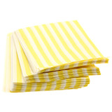 Small Yellow Candy Stripe Bags Small Yellow Candy Stripe Bags